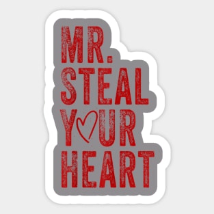 Mr. steal your heart Sticker